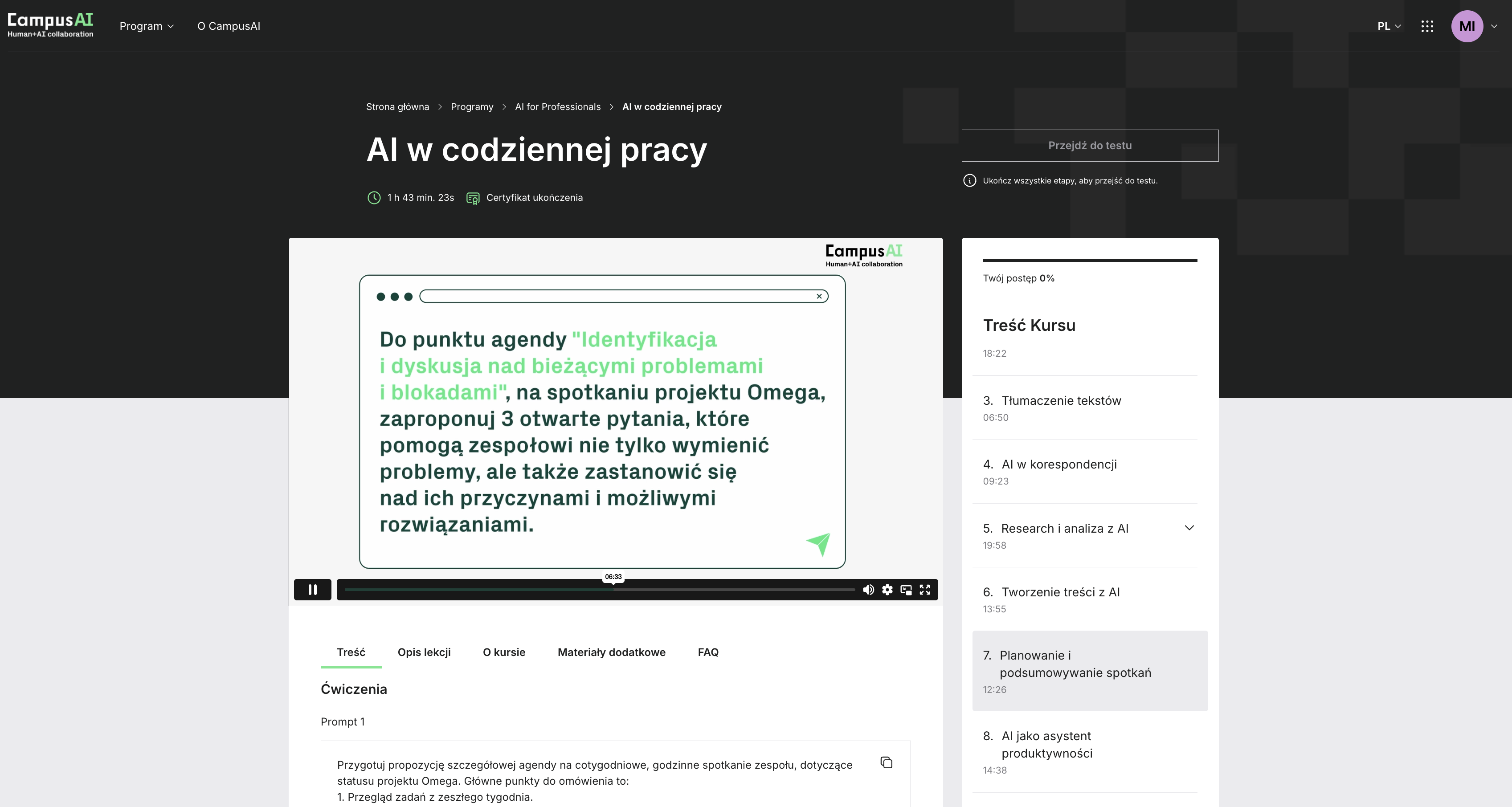 Ćwiczenia praktyczne